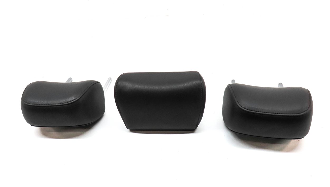 Thumbnail 4: 13-16 A4 S4 12-18 A6 S6 C7 B8 REAR LEFT RIGHT CENTER SEAT HEADREST SET/3 (Black)