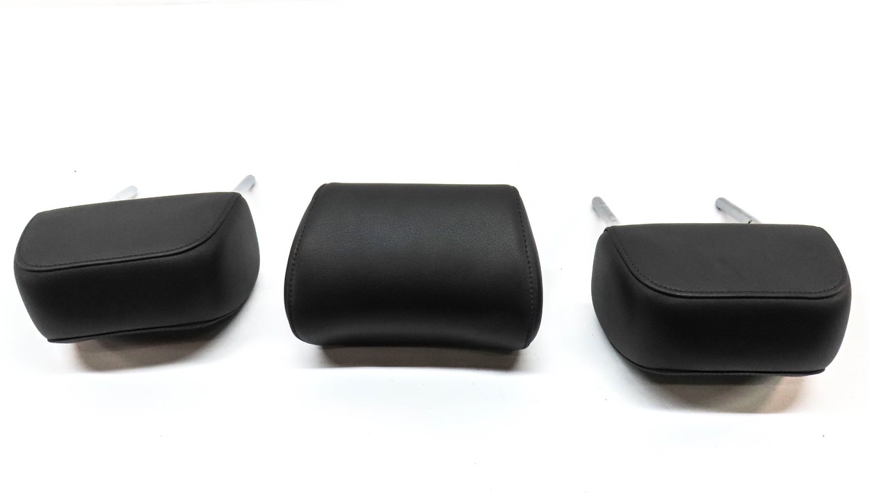 Thumbnail 5: 13-16 A4 S4 12-18 A6 S6 C7 B8 REAR LEFT RIGHT CENTER SEAT HEADREST SET/3 (Black)