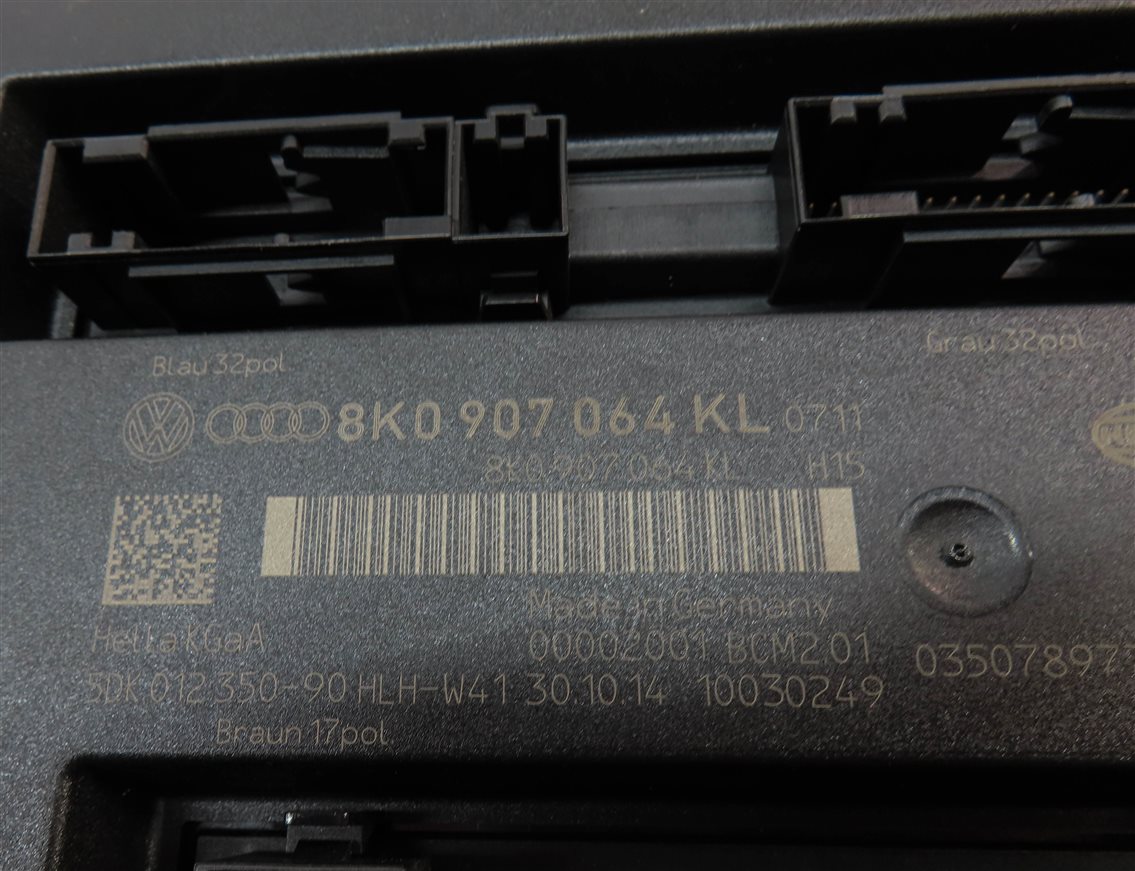 Thumbnail 16: 14-15 AUDI A4 A5 B8 8K 8T 2.0L CAED ECM BCM IMMOBILIZER MODULE KEY SET (146k)
