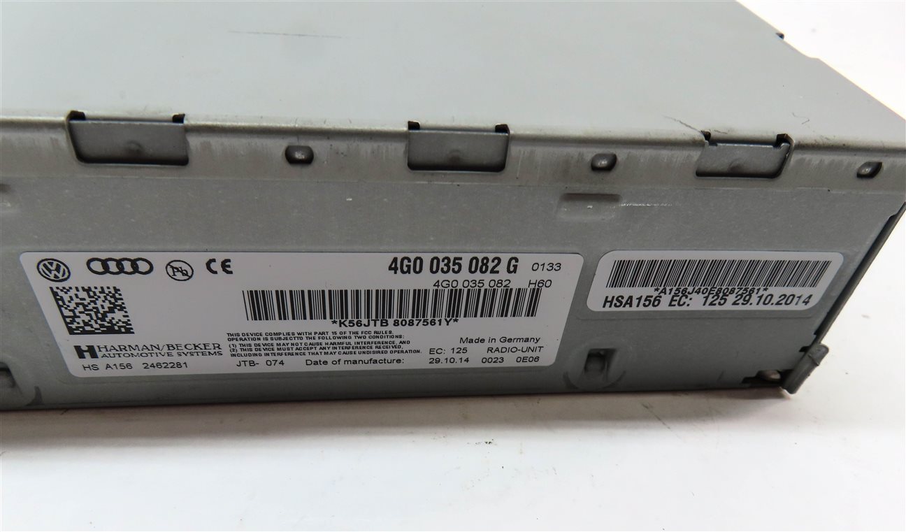 Thumbnail 4: 2012-2017 AUDI A4 S4 A5 S5 A6 S6 Q7 (B8 C7 8K 8T 4L) AM/FM RADIO STEREO RECEIVER