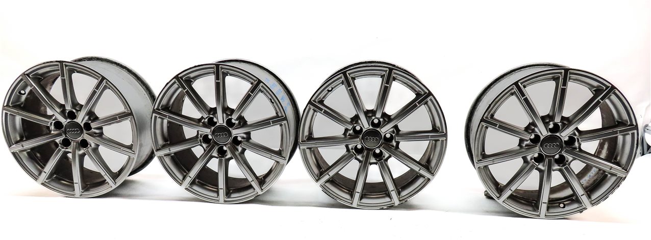 2015-2016 AUDI A4 (B8 8K) 18x8 INCH 10-SPOKE ALUMINUM ALLOY WHEEL RIM SET/4