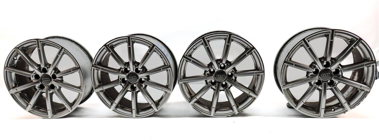 Thumbnail 2: 2015-2016 AUDI A4 (B8 8K) 18x8 INCH 10-SPOKE ALUMINUM ALLOY WHEEL RIM SET/4