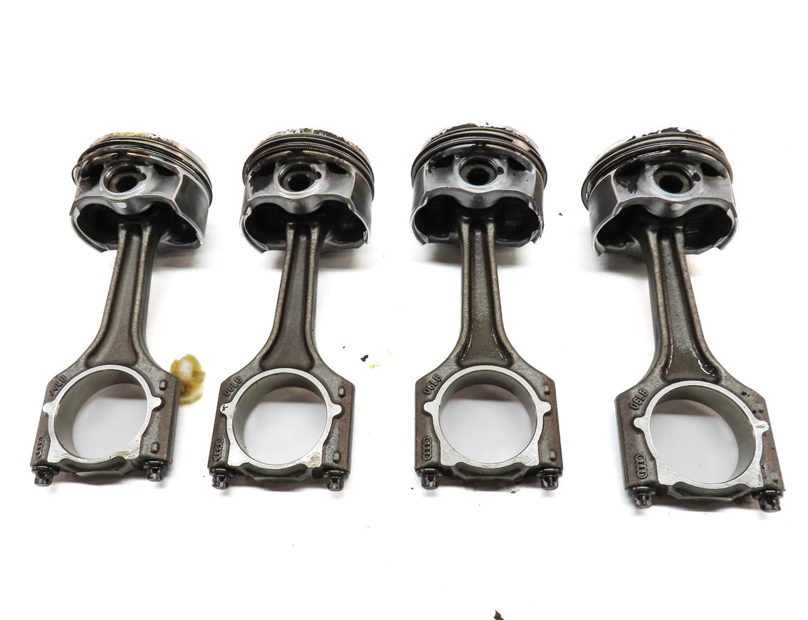 Thumbnail 5: 11-18 VW AUDI - A3 A4 A5 A6 Q5 TT BEETLE JETTA TIGUAN 2.0L TURBO PISTON SET/4