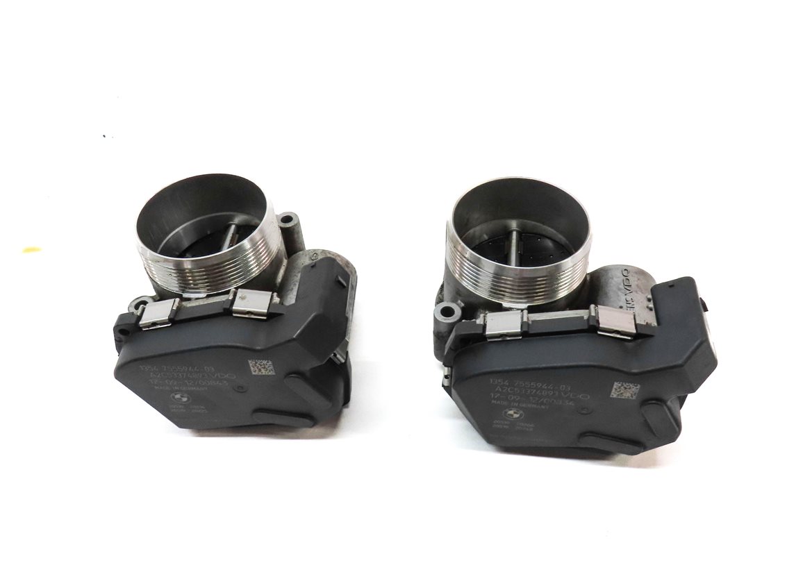 Thumbnail 2: 08-18 BMW 550i 650i 750i B6 B7 M5 M6 X5 X6 4.4L TWIN TURBO THROTTLE BODY SET 2
