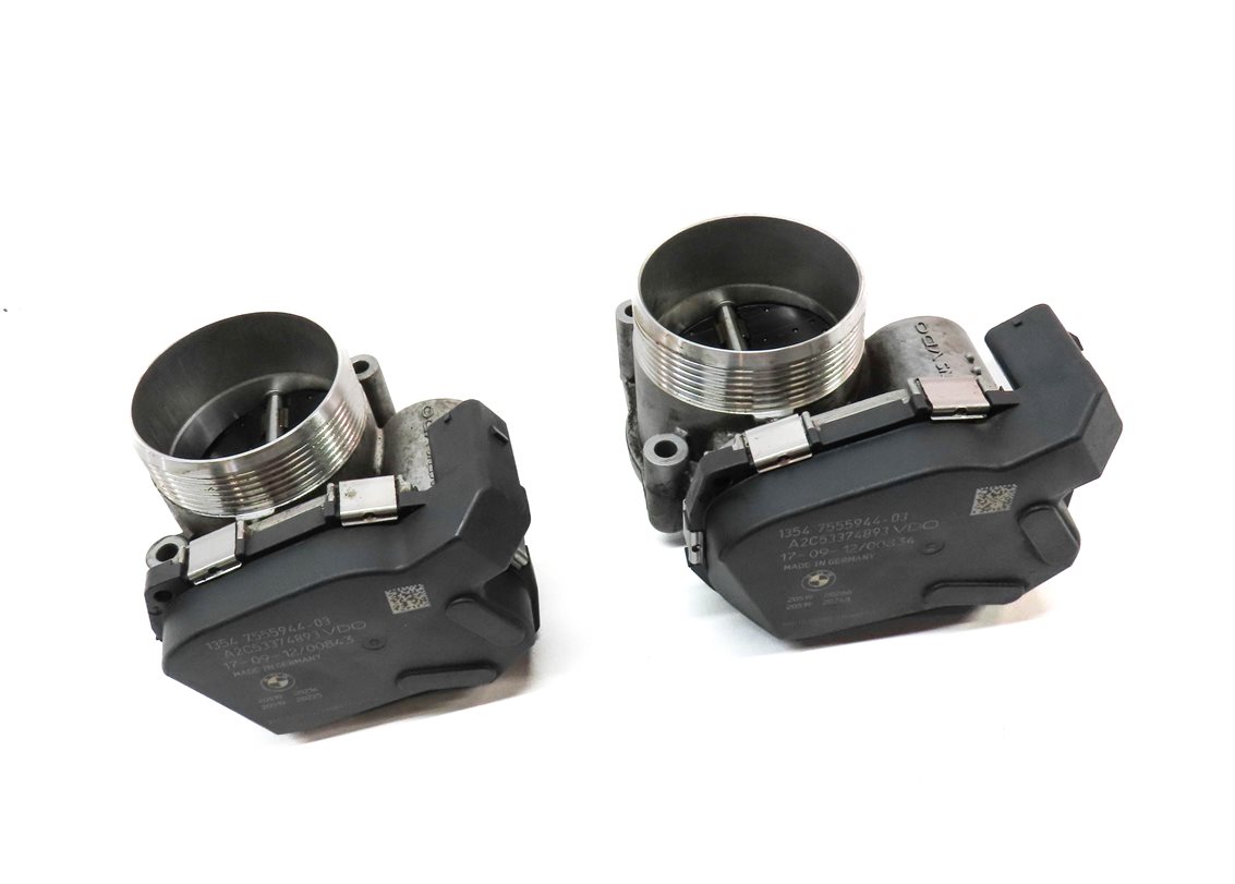 Thumbnail 3: 08-18 BMW 550i 650i 750i B6 B7 M5 M6 X5 X6 4.4L TWIN TURBO THROTTLE BODY SET 2