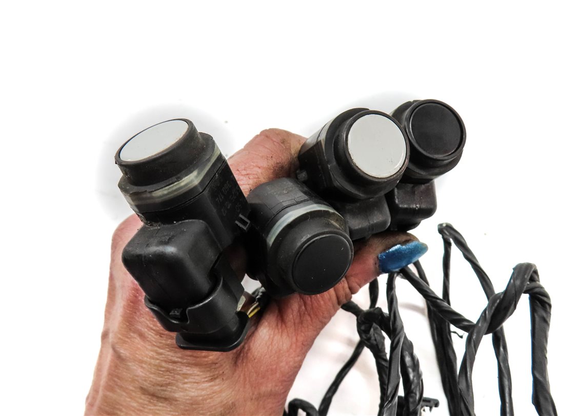 Thumbnail 5: 2013 BMW X5 (E70) REAR PARK ASSIST DISTANCE CONTROL PDC SENSOR SET/4 (WHITE)