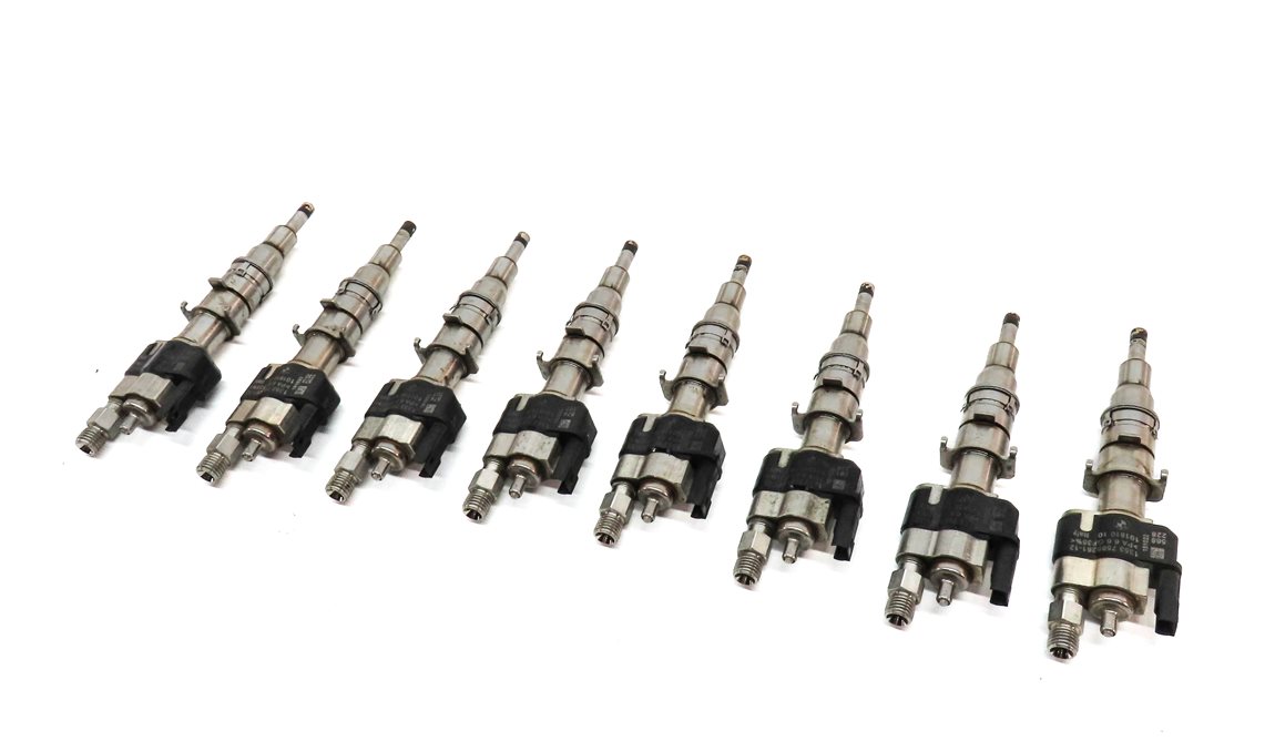 Thumbnail 1: 08-16 BMW 3 5 7 X5 X6 Z4 3.0L N54 4.4L N63 FUEL INJECTOR SET/8 (ALL INDEX 12)