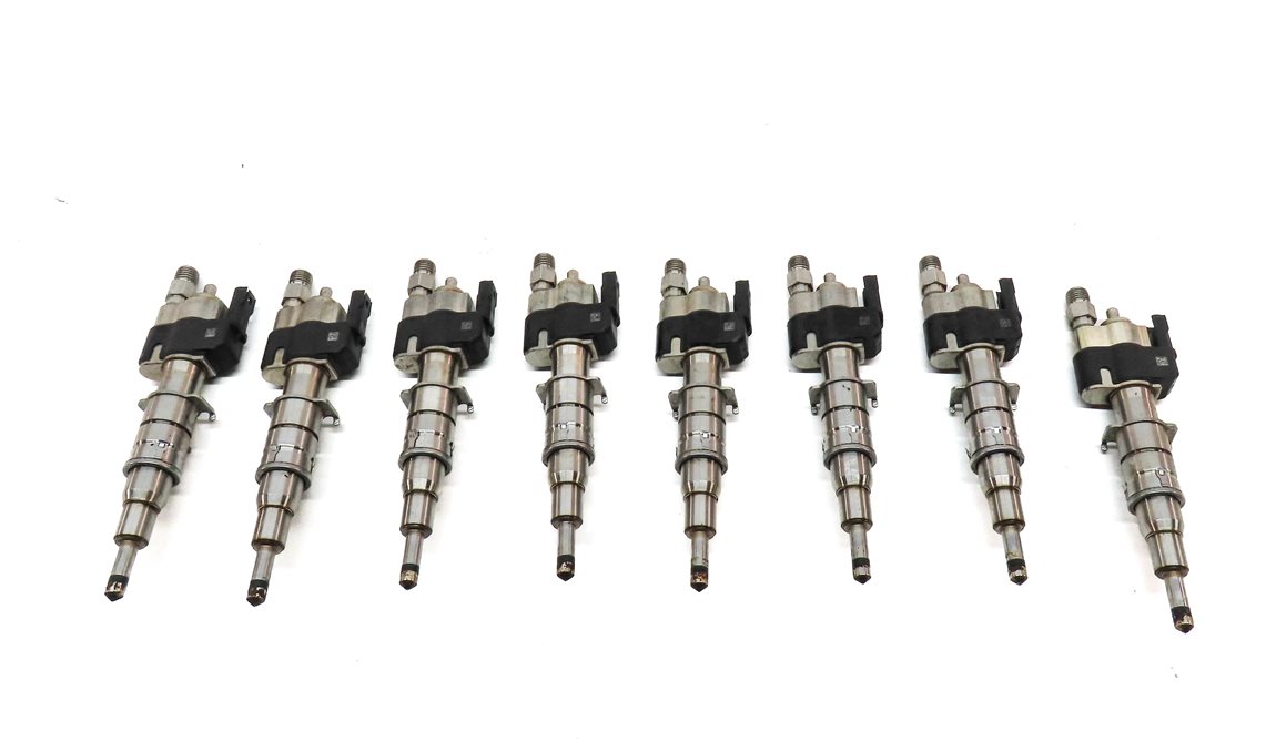 Thumbnail 5: 08-16 BMW 3 5 7 X5 X6 Z4 3.0L N54 4.4L N63 FUEL INJECTOR SET/8 (ALL INDEX 12)