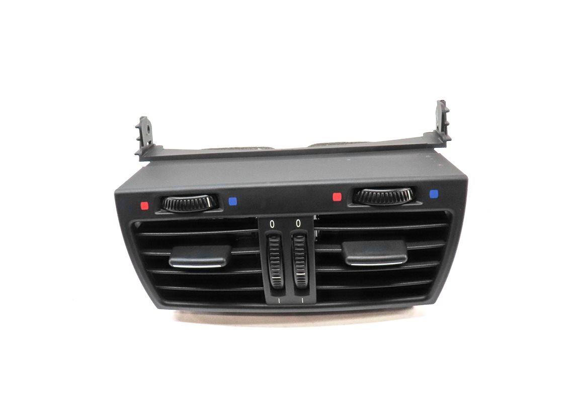 Thumbnail 2: 2013 BMW X5 (E70) REAR CENTER CONSOLE HEAT AIR AC HVAC DUAL VENT (BLACK)