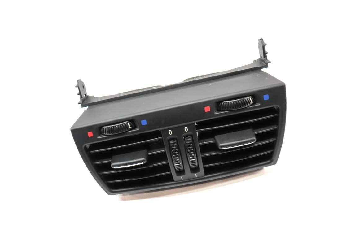 Thumbnail 3: 2013 BMW X5 (E70) REAR CENTER CONSOLE HEAT AIR AC HVAC DUAL VENT (BLACK)