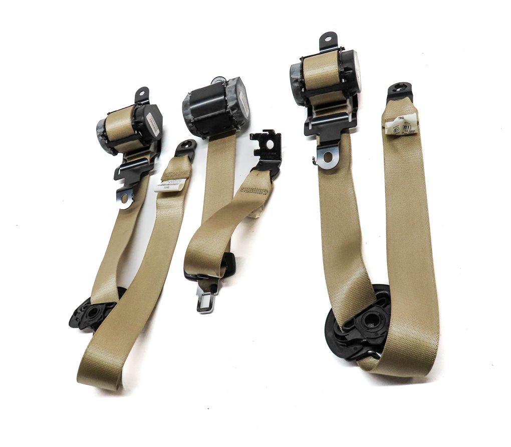 Thumbnail 2: 2013 BMW X5 (E70) REAR 2ND ROW LEFT CENTER RIGHT SEATBELT RETRACTOR (BEIGE)