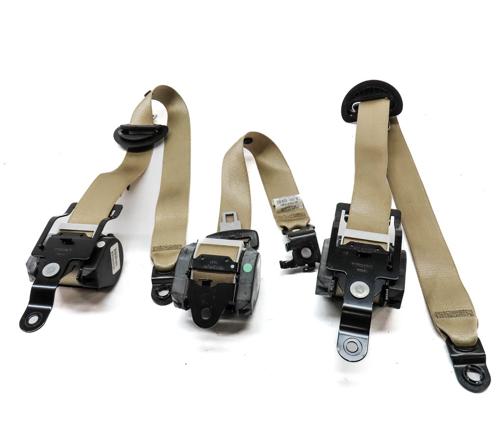 Thumbnail 4: 2013 BMW X5 (E70) REAR 2ND ROW LEFT CENTER RIGHT SEATBELT RETRACTOR (BEIGE)