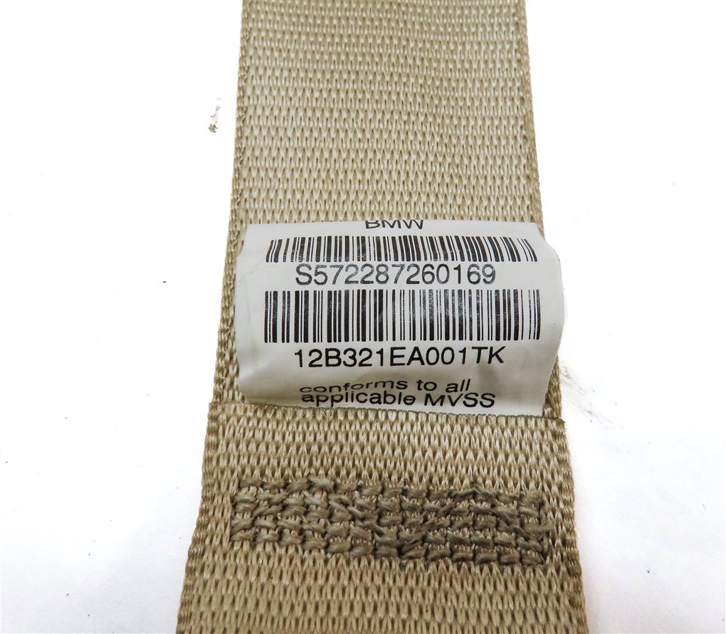 Thumbnail 6: 2013 BMW X5 (E70) REAR 2ND ROW LEFT CENTER RIGHT SEATBELT RETRACTOR (BEIGE)