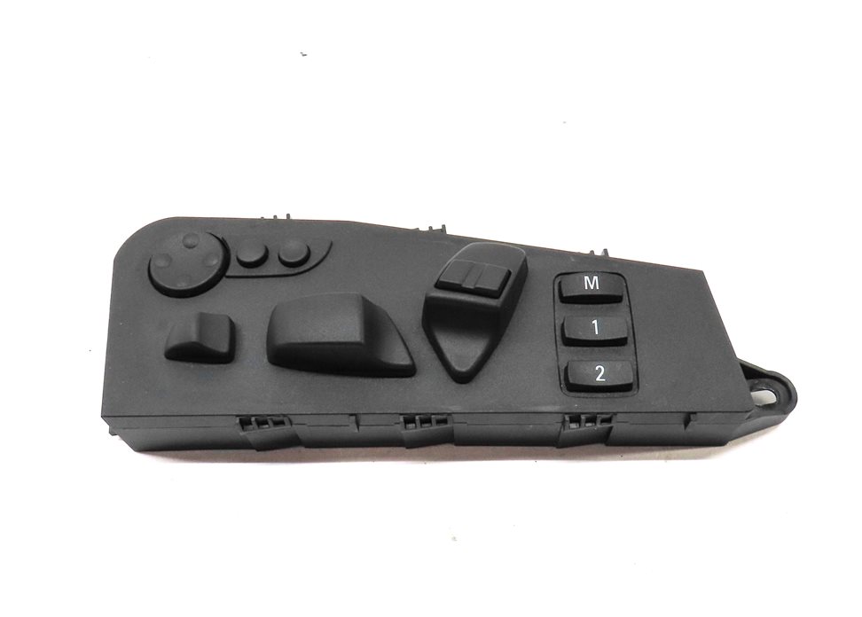 Thumbnail 2: 2013 BMW X5 (E70) FRONT LEFT DRIVER MEMORY SEAT POSITION ADJUST SWITCH (BLACK)