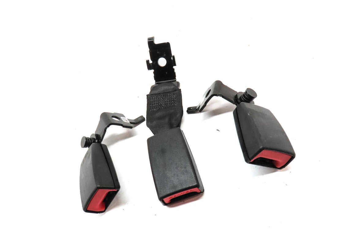 Thumbnail 3: 2013 BMW X5 (E70) REAR 2ND ROW LEFT CENTER RIGHT SEATBELT BUCKLE SET/3 (BEIGE)
