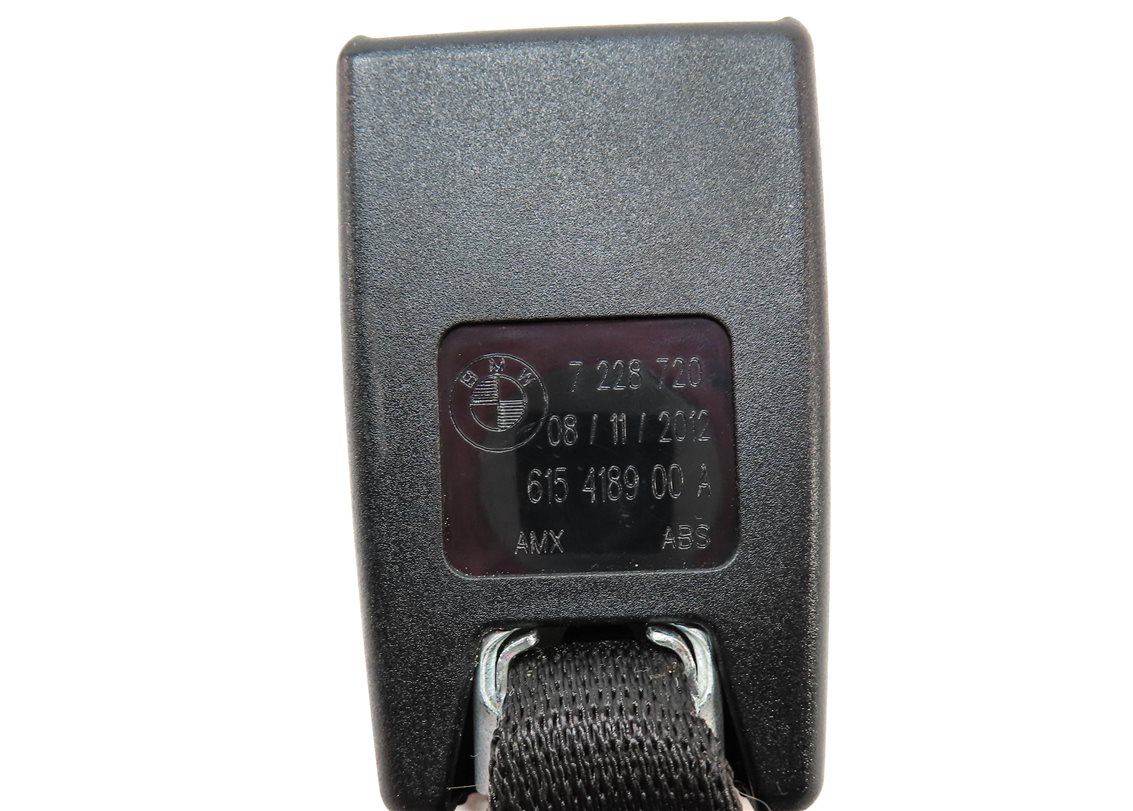 Thumbnail 5: 2013 BMW X5 (E70) REAR 2ND ROW LEFT CENTER RIGHT SEATBELT BUCKLE SET/3 (BEIGE)