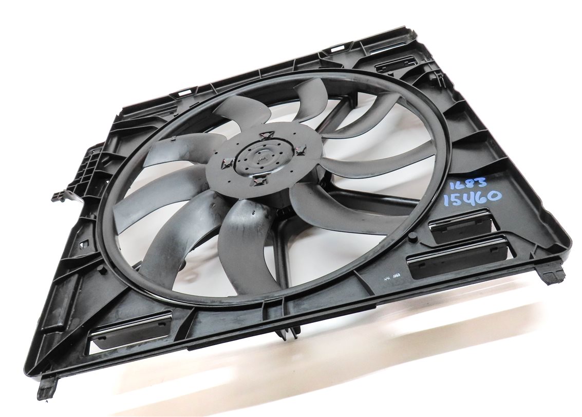 Thumbnail 3: 2008-2014 BMW X5 X5M X6 X6M (E70 E71) 850 WATT RADIATOR COOLING FAN ASSEMBLY
