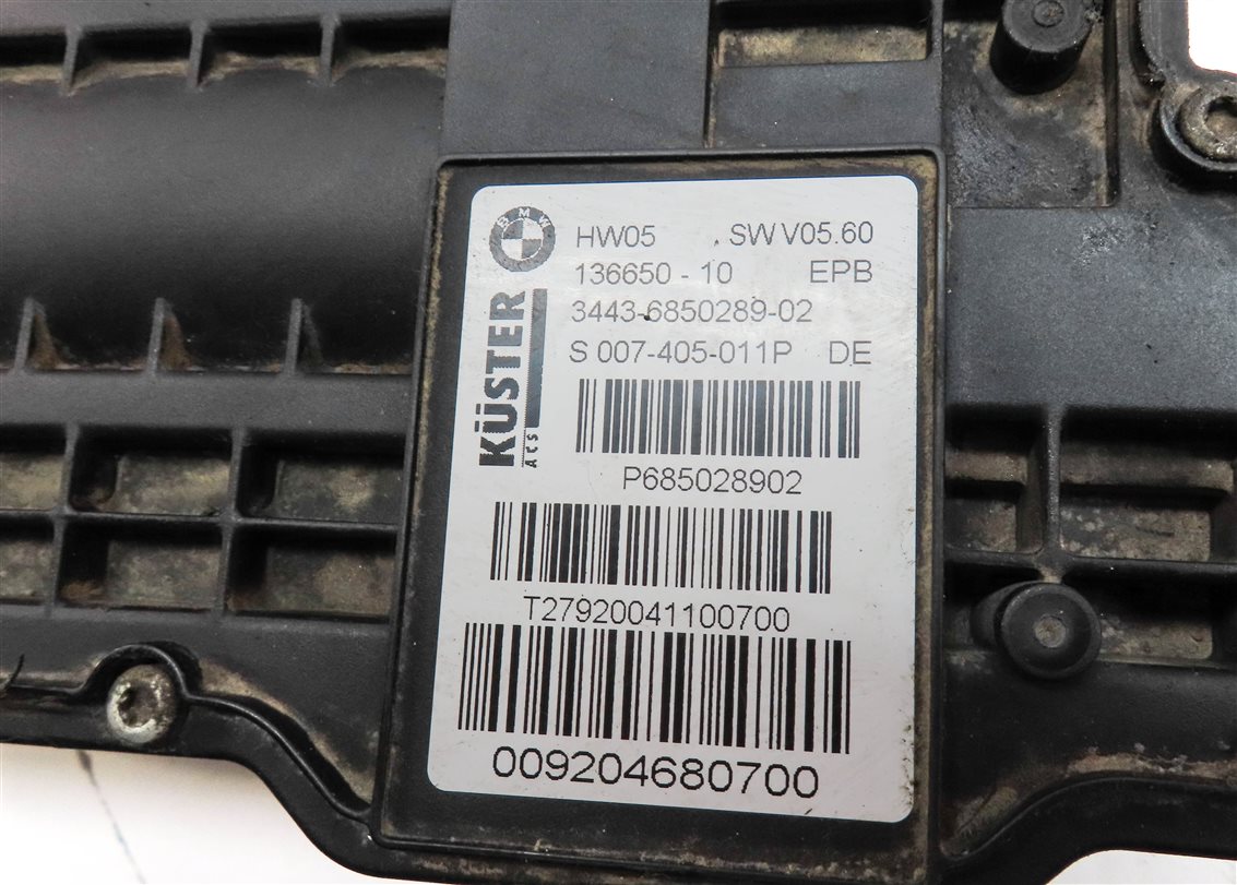 Thumbnail 7: 2013 BMW X5 (E70) EMERGENCY PARK PARKING BRAKE ACTUATOR w/ CABLES