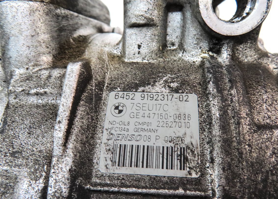 Thumbnail 7: 2008-2014 BMW X5 X6 X6M (E70 E71) 4.4L TWIN TURBO A/C AIR COMPRESSOR PUMP MOTOR