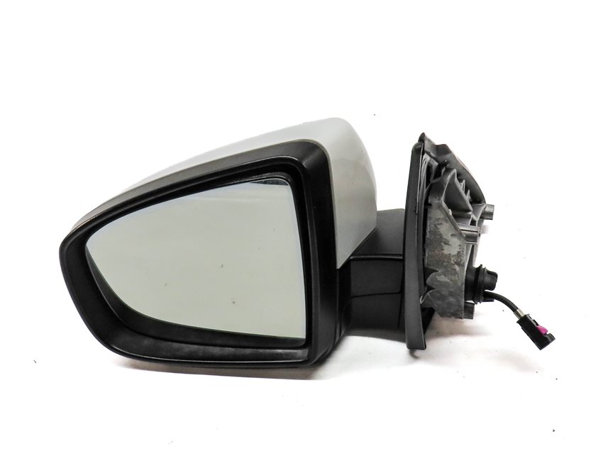 Thumbnail 2: 2010-2013 BMW X5 (E70) LEFT P-FOLD MEM AUTODIM CAMERA HEATED DOOR MIRROR (WHITE)