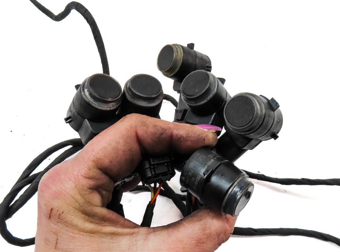 Thumbnail 5: 12 MERCEDES ML350 W166 FRONT PARK ASSIST PDC DISTANCE CONTROL SENSOR SET (Black)