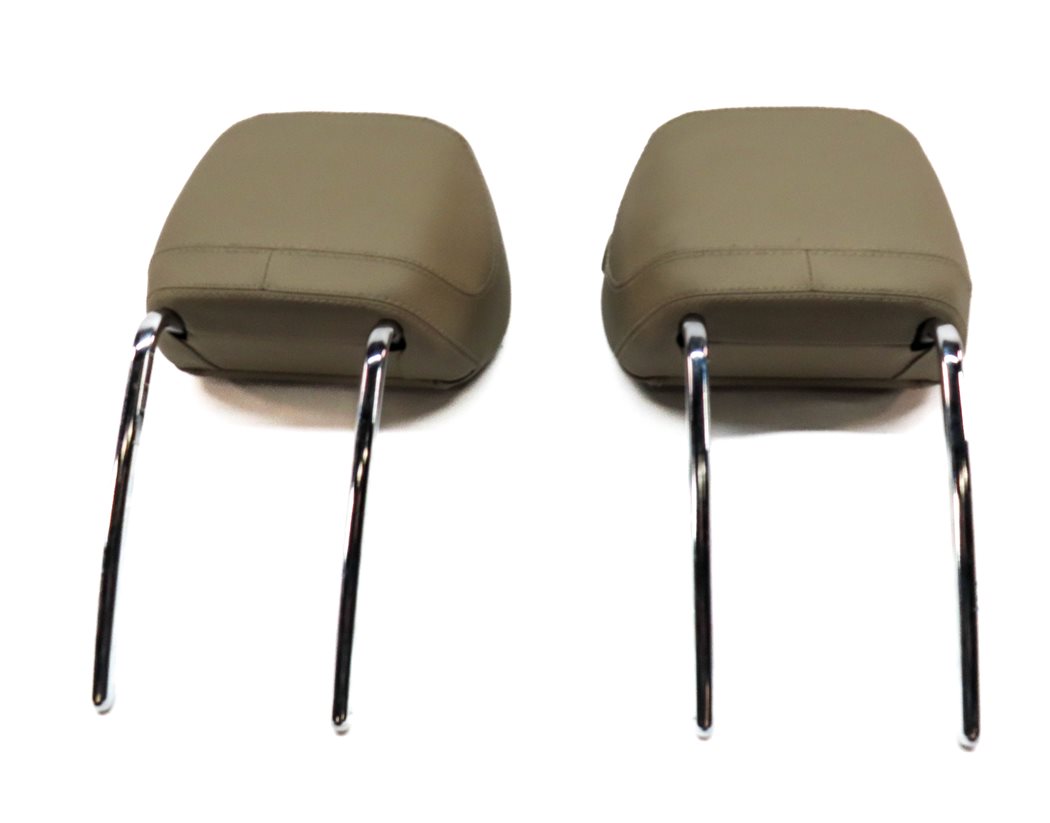 Thumbnail 6: 12-13 MERCEDES ML GL (X166 W166) FRONT LEFT & RIGHT SEAT HEADREST SET (BEIGE)