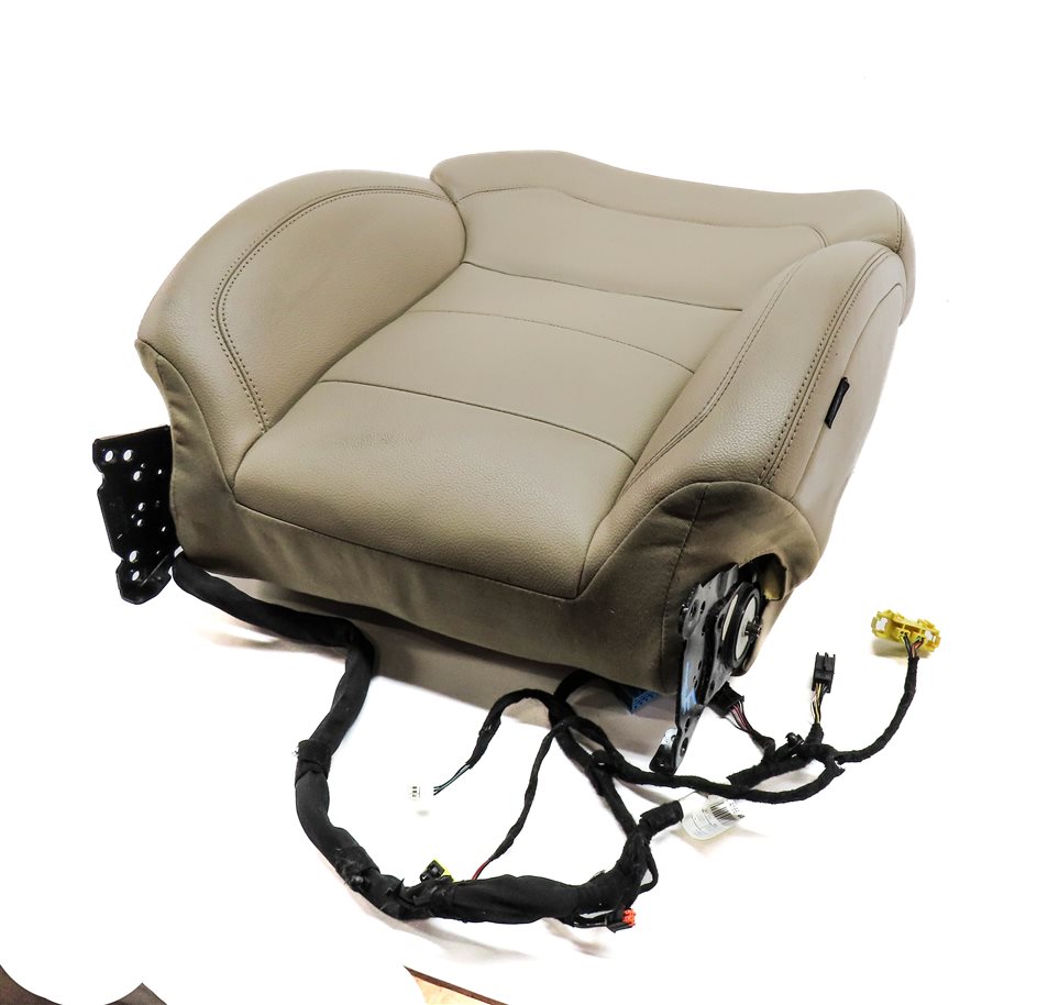 12 MERCEDES ML350 W166 FRONT LEFT DRIVER UPPER MEMORY HEATED SEAT CUSHION(Beige)