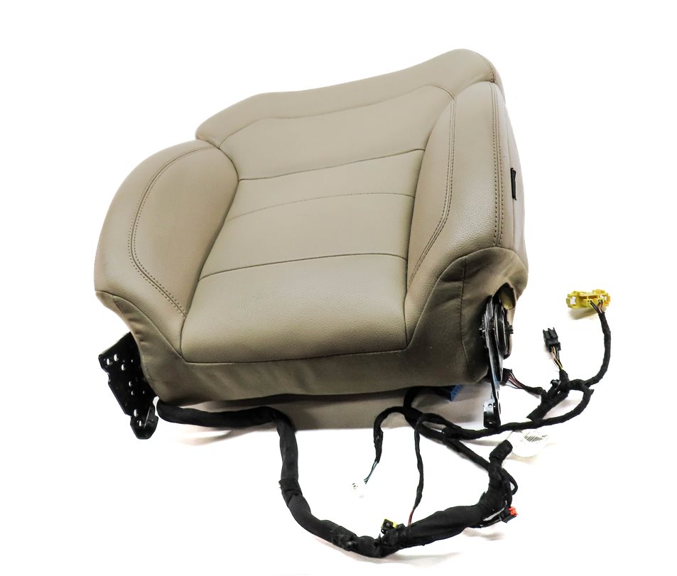 Thumbnail 2: 12 MERCEDES ML350 W166 FRONT LEFT DRIVER UPPER MEMORY HEATED SEAT CUSHION(Beige)
