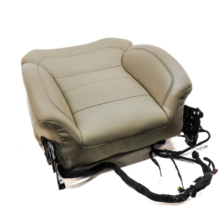 Thumbnail 3: 12 MERCEDES ML350 W166 FRONT LEFT DRIVER UPPER MEMORY HEATED SEAT CUSHION(Beige)