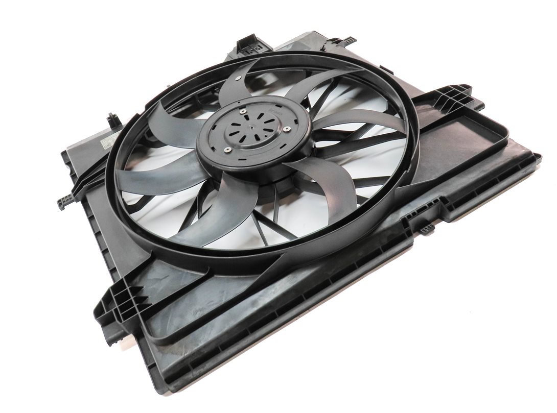 Thumbnail 3: 2012-2019 MERCEDES GL GLE GLS ML (W166 X166) 600w RADIATOR COOLING FAN ASSEMBLY