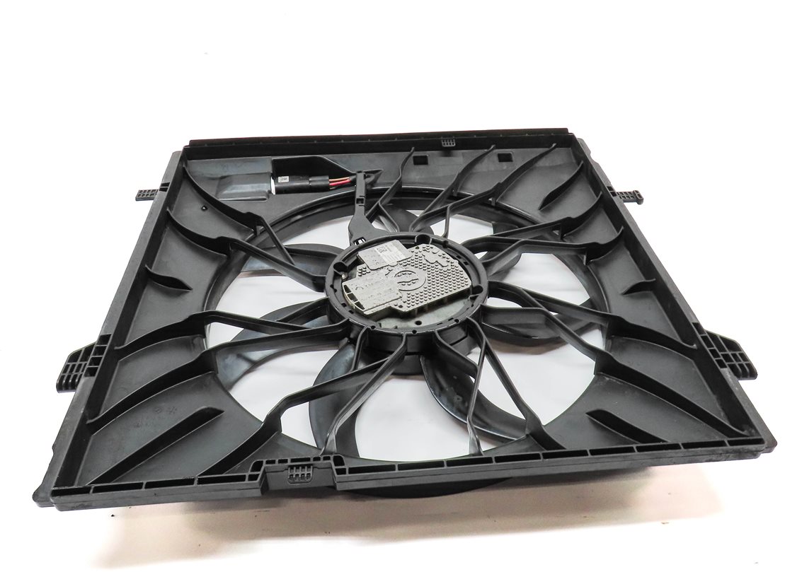 Thumbnail 5: 2012-2019 MERCEDES GL GLE GLS ML (W166 X166) 600w RADIATOR COOLING FAN ASSEMBLY