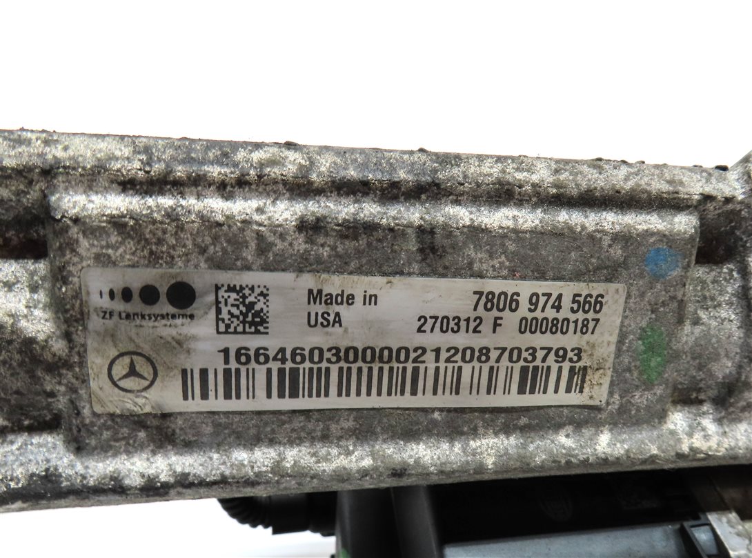 Thumbnail 5: 2012 MERCEDES ML350 ML550 (W166) POWER STEERING GEAR RACK & PINION ASSEMBLY