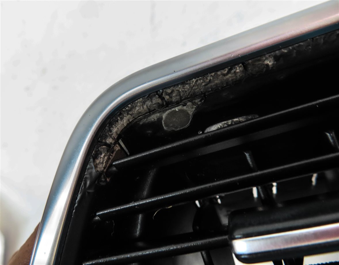 Thumbnail 8: 12 MERCEDES ML350 W166 FRONT RIGHT PASSENGER DASH HEAT AIR AC HVAC VENT (Black)