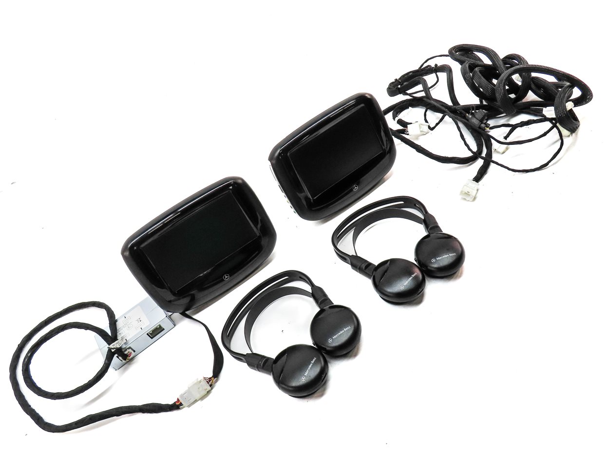 Thumbnail 5: 12 MERCEDES ML350 (W166) REAR ENTERTAINMENT DVD SCREEN & WIRELESS HEADPHONES SET
