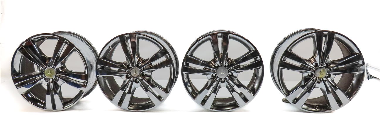 2012-2014 MERCEDES ML350 (W166) 19x8 5 DOUBLE SPOKE ALUMINUM WHEEL RIM SET-4