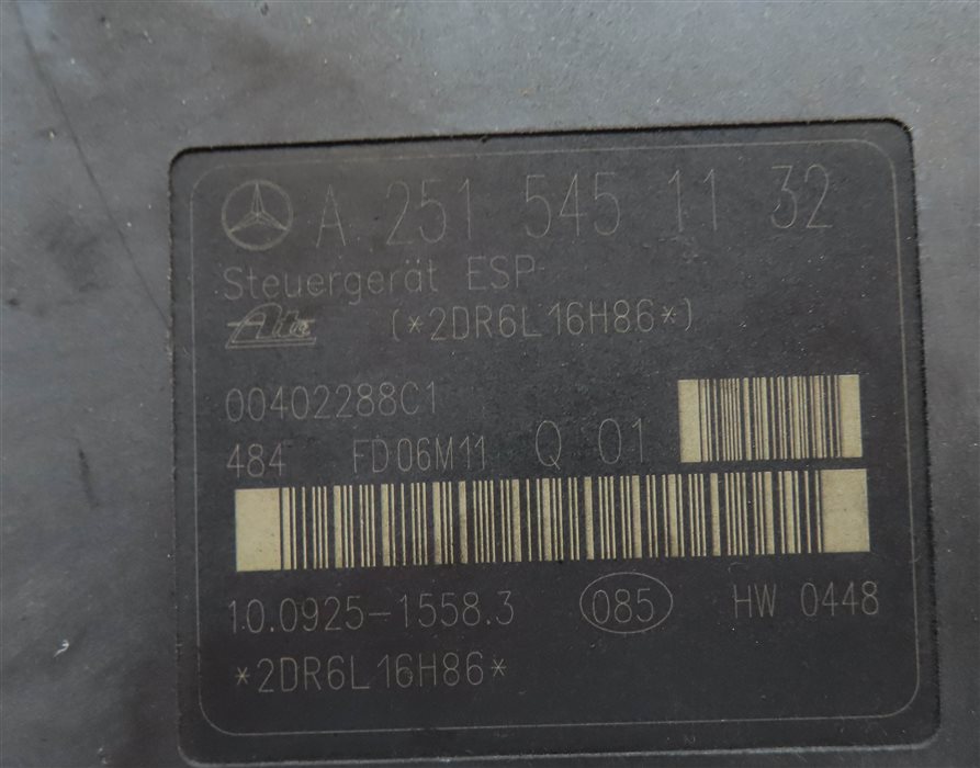 Thumbnail 7: 06-09 MERCEDES GL320 GL450 GL550 ML320 ML350 ML550 R350 BRAKE PUMP w/ MODULE
