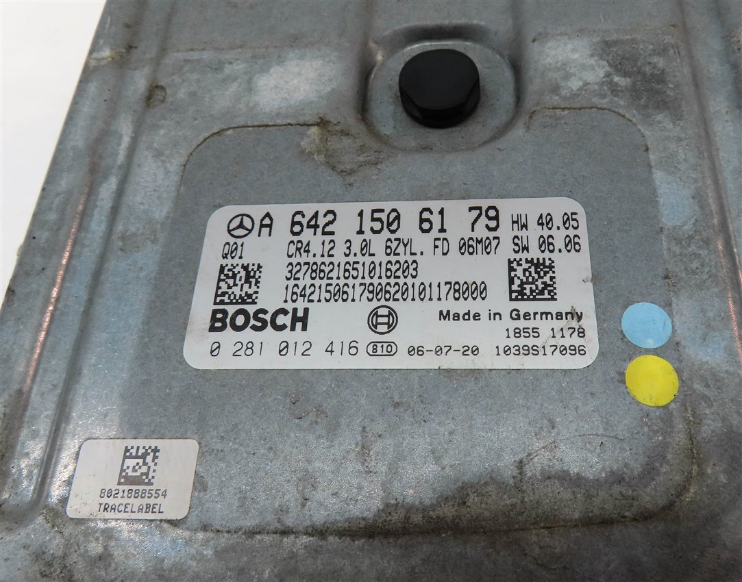 Thumbnail 4: 2007-2008 MERCEDES BENZ GL320 (W164) 3.0L OM642 DIESEL ENGINE CONTROL MODULE
