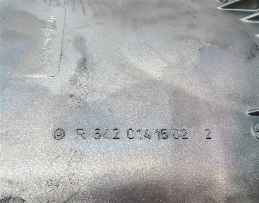 Thumbnail 6: 07-11 MERCEDES GL320 GL350 ML320 ML350 R350 3.0L DIESEL UPPER ENGINE OIL PAN