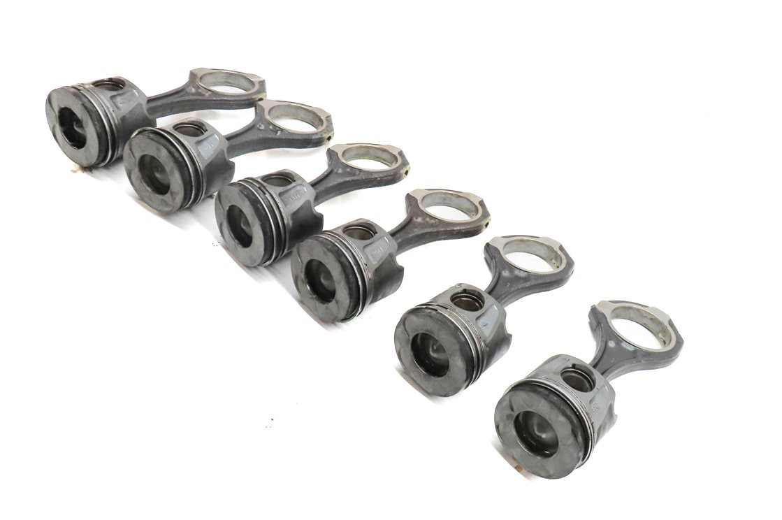 Thumbnail 4: 07-08 MERCEDES GL320 ML320 R320 (W164 X164) 3.0L OM642 DIESEL PISTON & ROD SET 6