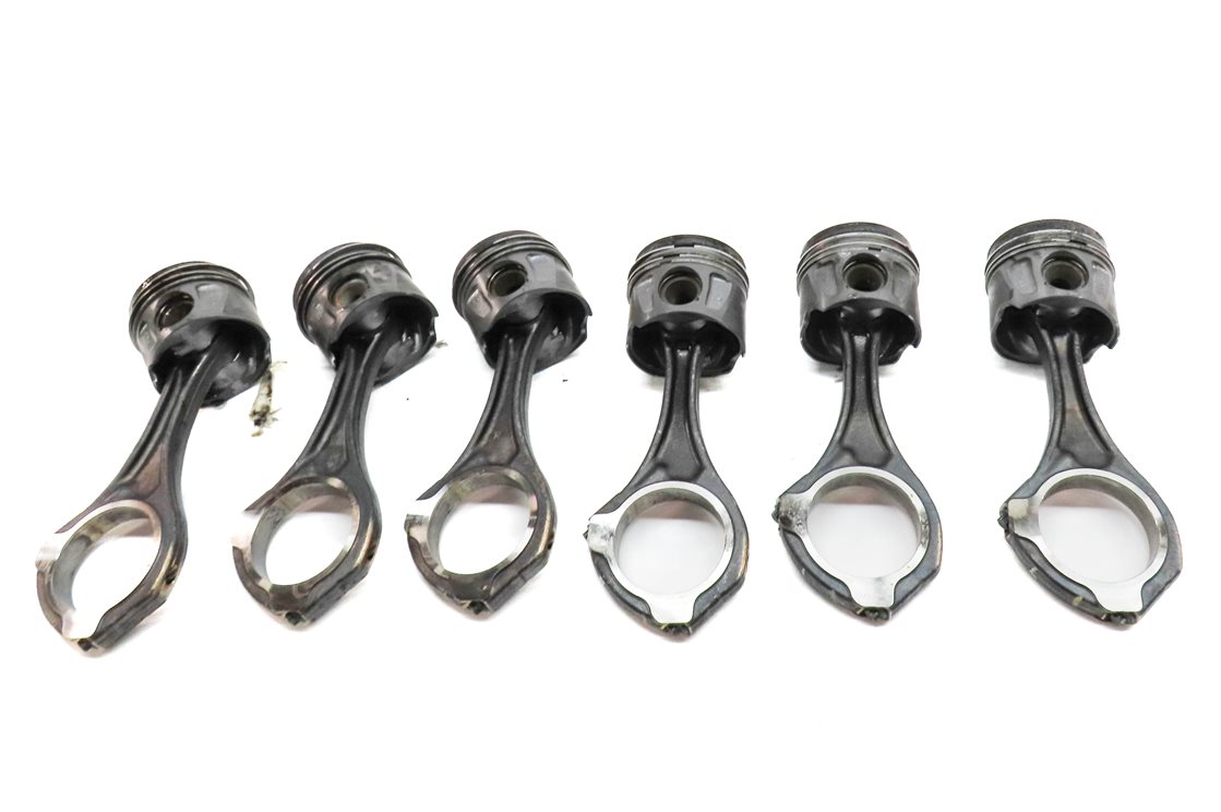 Thumbnail 5: 07-08 MERCEDES GL320 ML320 R320 (W164 X164) 3.0L OM642 DIESEL PISTON & ROD SET 6