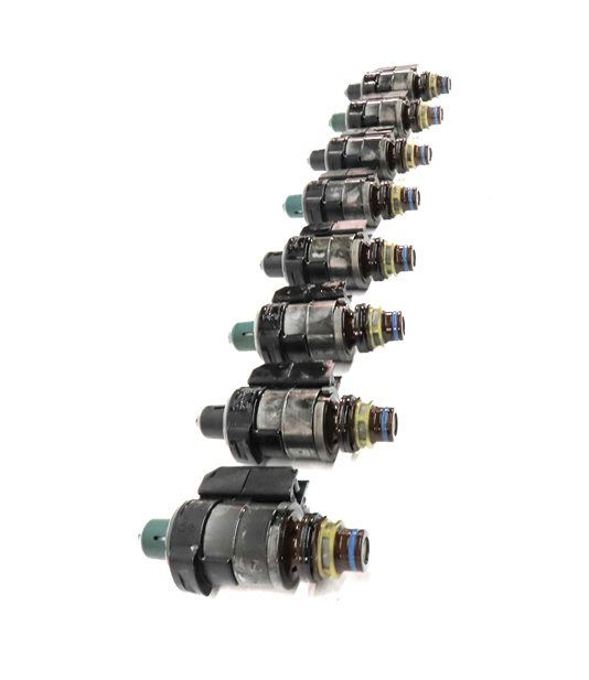 Thumbnail 4: 04-18 MERCEDES C CL E GL G ML S SLK 722.9 TRANSMISSION VALVE BODY SOLENOID SET-8