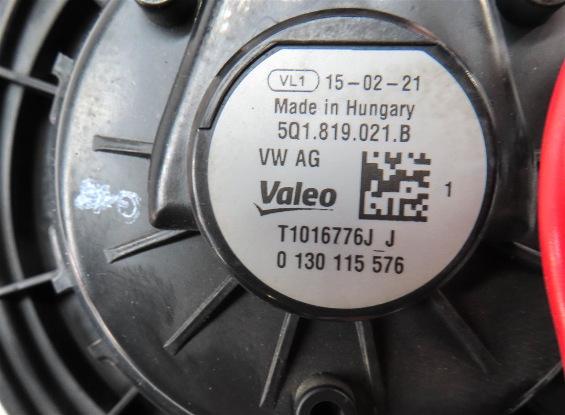 Thumbnail 7: 2015-2018 VW GOLF GTI / AUDI A3 S3 RS3 (8V) FRONT HEATER A/C BLOWER FAN MOTOR