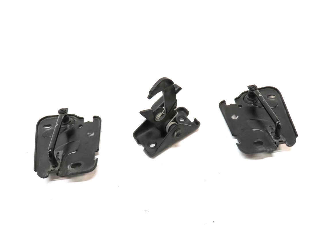 Thumbnail 2: 2015 AUDI S3 (8V) FRONT HOOD BONNET LID SAFETY RELEASE LEVER CATCH HOOK SET/3