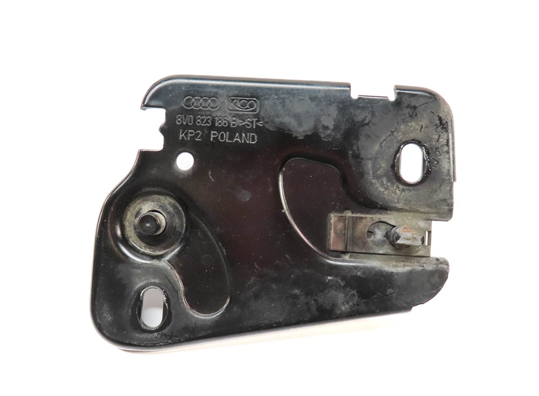 Thumbnail 8: 2015 AUDI S3 (8V) FRONT HOOD BONNET LID SAFETY RELEASE LEVER CATCH HOOK SET/3