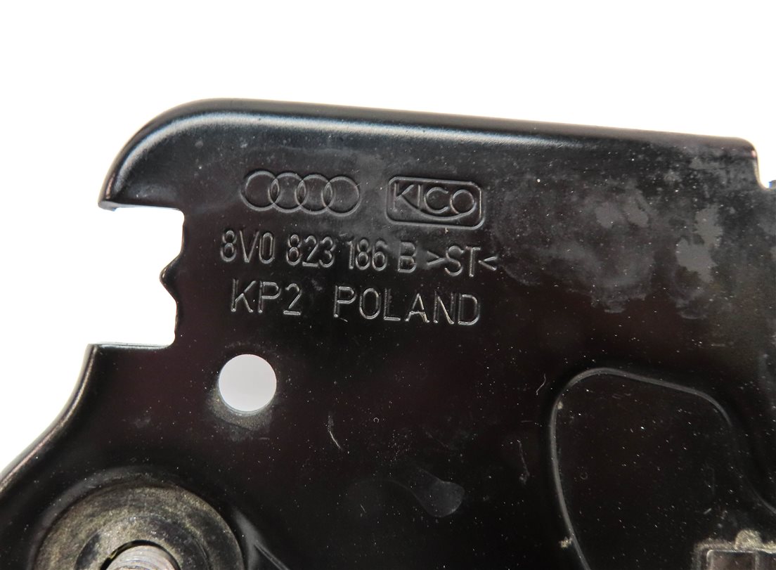 Thumbnail 9: 2015 AUDI S3 (8V) FRONT HOOD BONNET LID SAFETY RELEASE LEVER CATCH HOOK SET/3