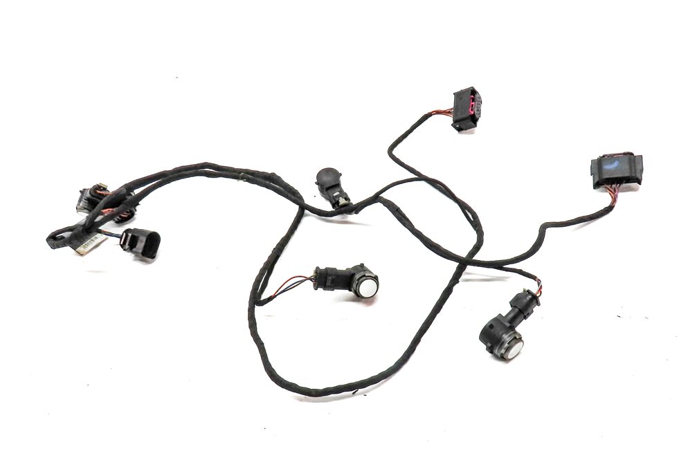 Thumbnail 2: 2015 AUDI S3 (8V) REAR PARK ASSIST PDC DISTANCE CONTROL SENSOR SET/4 (White)