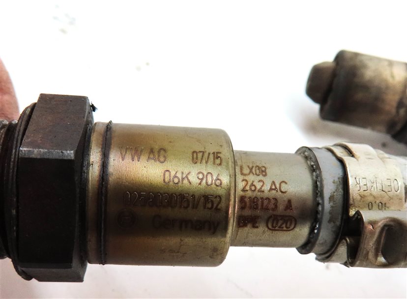 Thumbnail 5: 2015 AUDI S3 (8V) 2.0L (CYFB) ENGINE OXYGEN O2 LAMBDA PROBE SENSOR SET/2