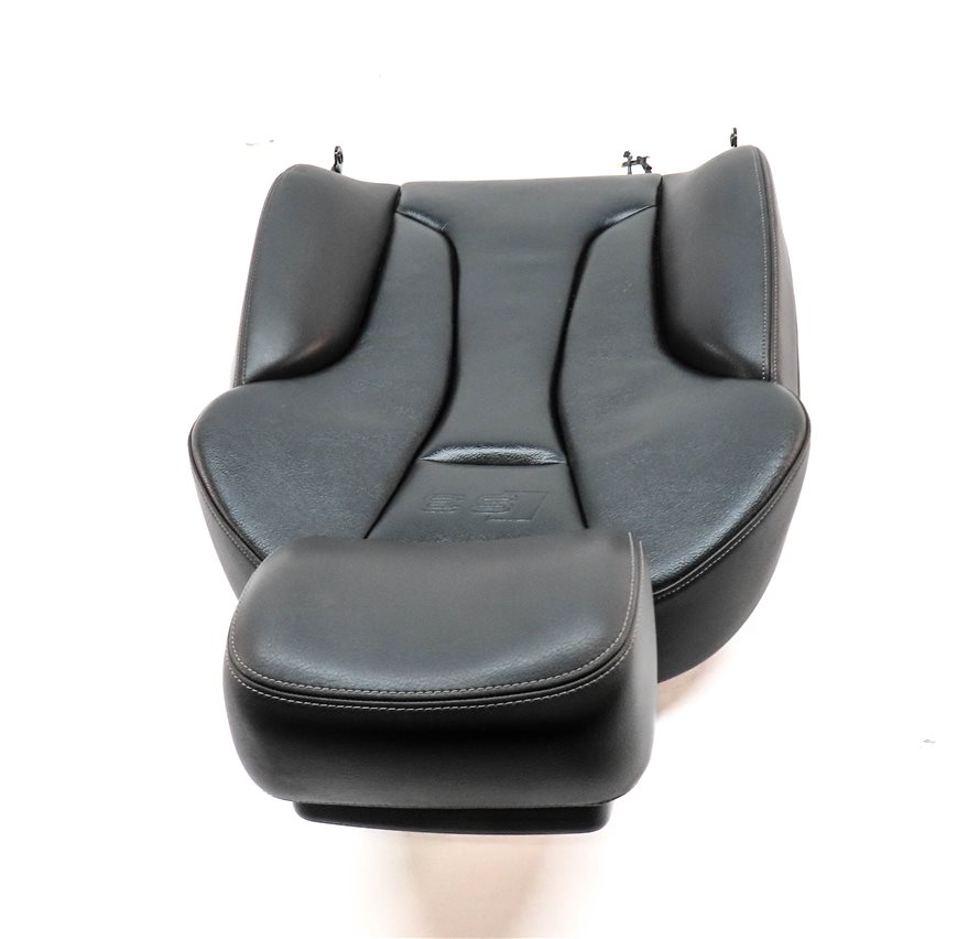 Thumbnail 4: 2015 AUDI S3 (8V) FRONT RIGHT PASSENGER UPPER HEATED SEAT BACK CUSHION (Black)