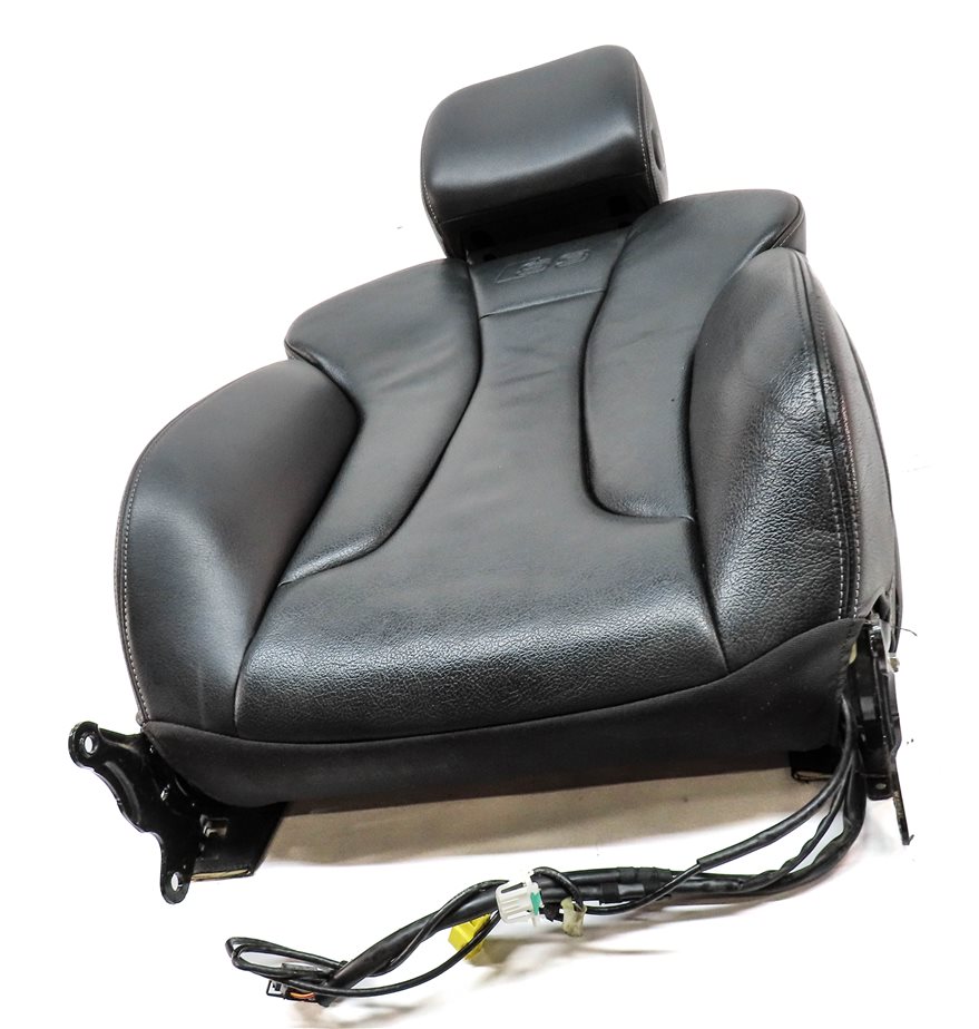 Thumbnail 2: 2015 AUDI S3 (8V) FRONT LEFT DRIVER UPPER HEATED SEAT BACK CUSHION (Black)