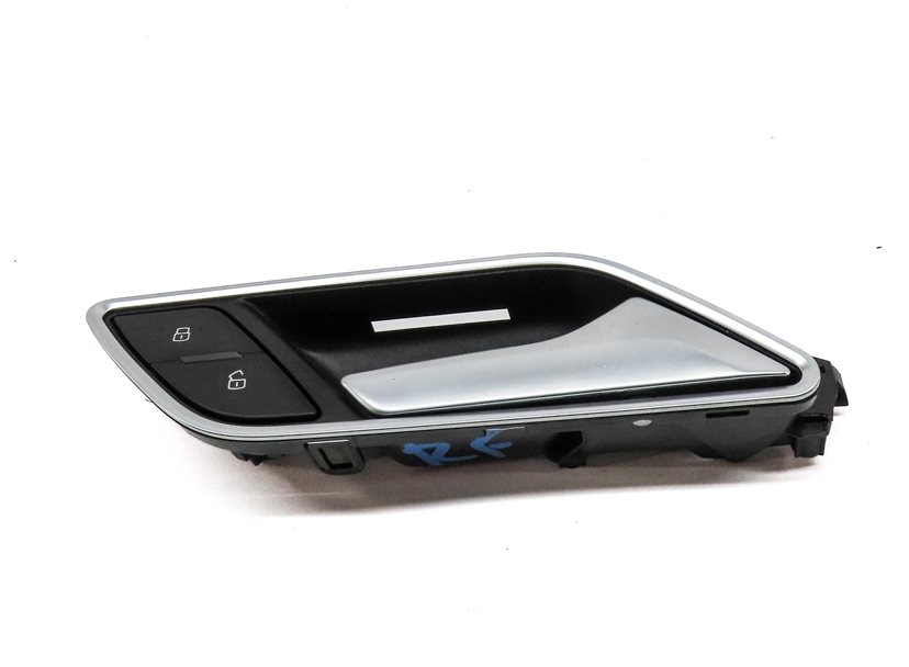 Thumbnail 2: 15-20 AUDI A3 S3 (8V) REAR RIGHT INTERIOR DOOR HANDLE w/ LOCK SWITCH BUTTON
